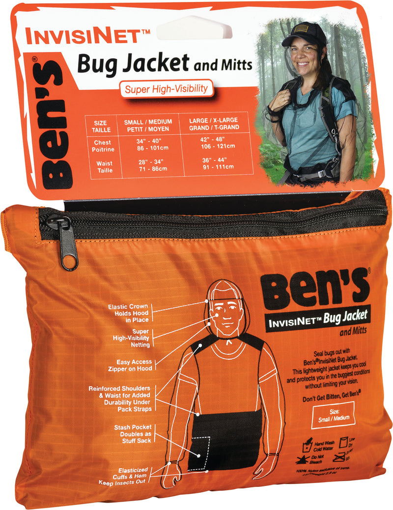 Load image into Gallery viewer, Ben's Invisinet Bug Jacket - S/M Size with Mosquito Netting