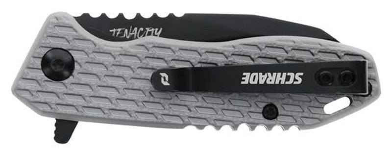 Load image into Gallery viewer, Schrade Tenacity Black Folding Knife: Your Ultimate EDC Companion