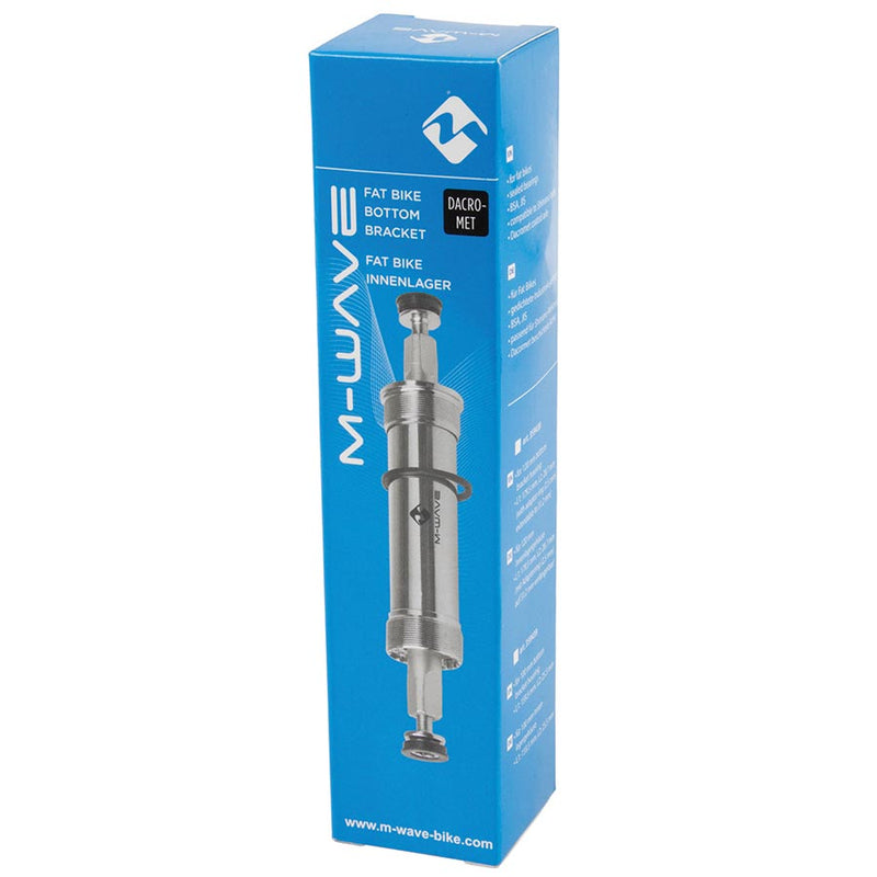 Load image into Gallery viewer, M-Wave Carousel Fat Bike Square Taper BB, British, 100mm, : 159.5mm, Silver
