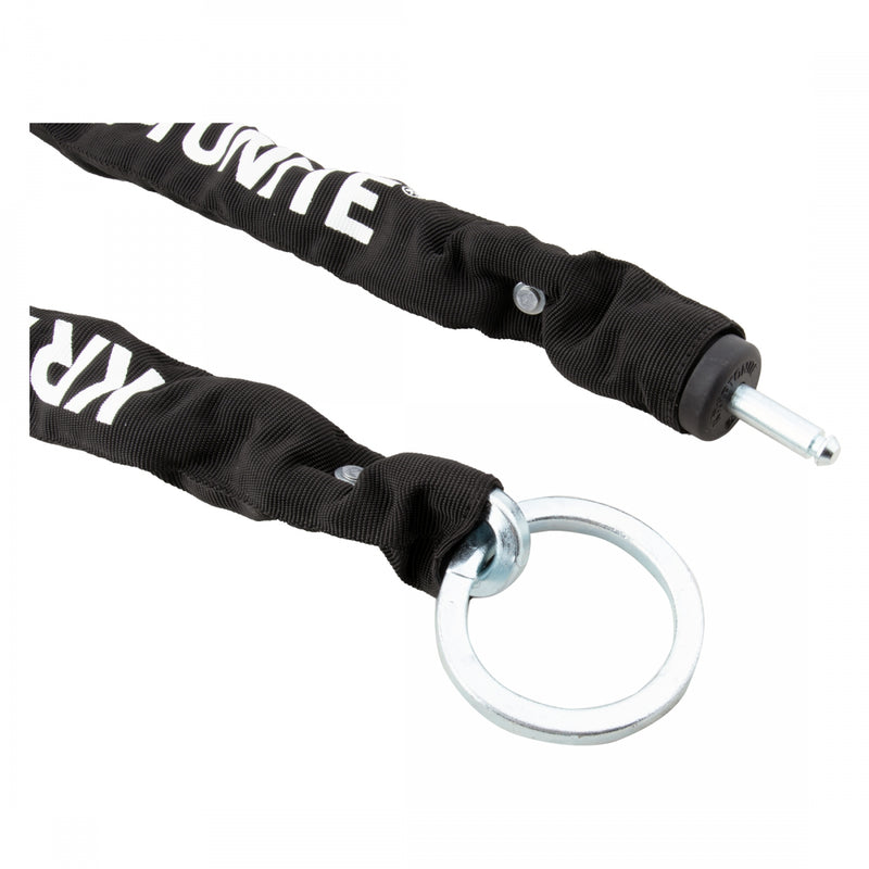 Load image into Gallery viewer, Kryptonite 912 Plug-In Chain Lock 9mm 120cm Length Black Ring Lock