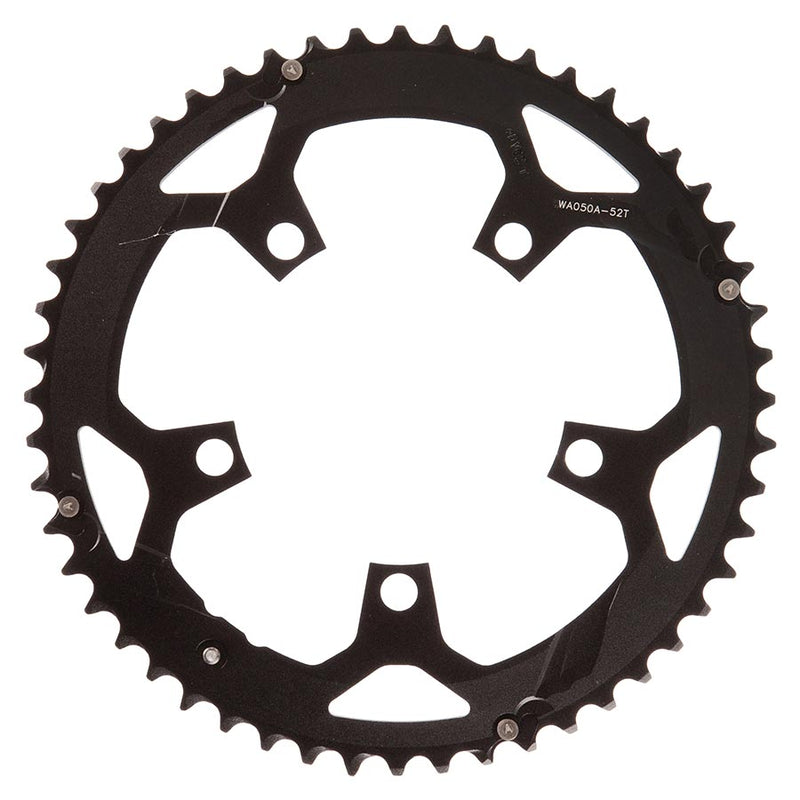 Load image into Gallery viewer, Full Speed Ahead Pro Road Chainring 52t 110 BCD 10/11-Speed Aluminum N11 Black