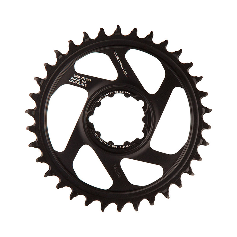 Load image into Gallery viewer, SRAM X-Sync 2 Eagle Chainring 34t SRAM Direct Mount 12-Speed Aluminum Black