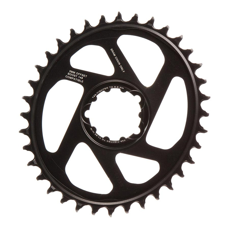 Load image into Gallery viewer, SRAM X-Sync 2 Eagle Chainring 36t Direct Mount 10/11/12-Speed Aluminum Black
