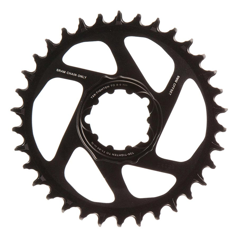 Load image into Gallery viewer, SRAM X-SYNC 2 SL 6mm Chainring, Teeth: 34, Speed: 11/12, BCD: Direct Mount, Single, Aluminum, Black