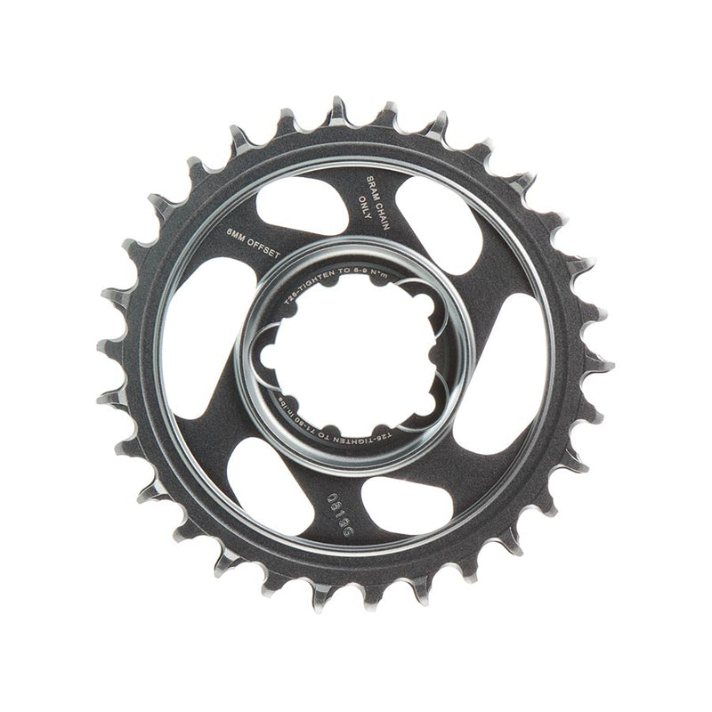 Load image into Gallery viewer, SRAM X-SYNC 2 X01 Eagle Polar Grey, Chainring, Teeth: 30, Speed: 12, BCD: Direct Mount, Single, Alloy, Offset 6mm, Grey