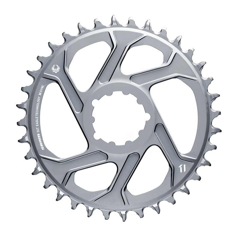 Load image into Gallery viewer, Sram Eagle X-Sync 2 Chainrings 36t Direct Mount 12-Speed Aluminum Polar-Grey
