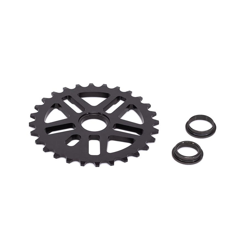 Load image into Gallery viewer, Eclat Abyss Chainring Teeth: 28, 6061-T6 Aluminum, Black