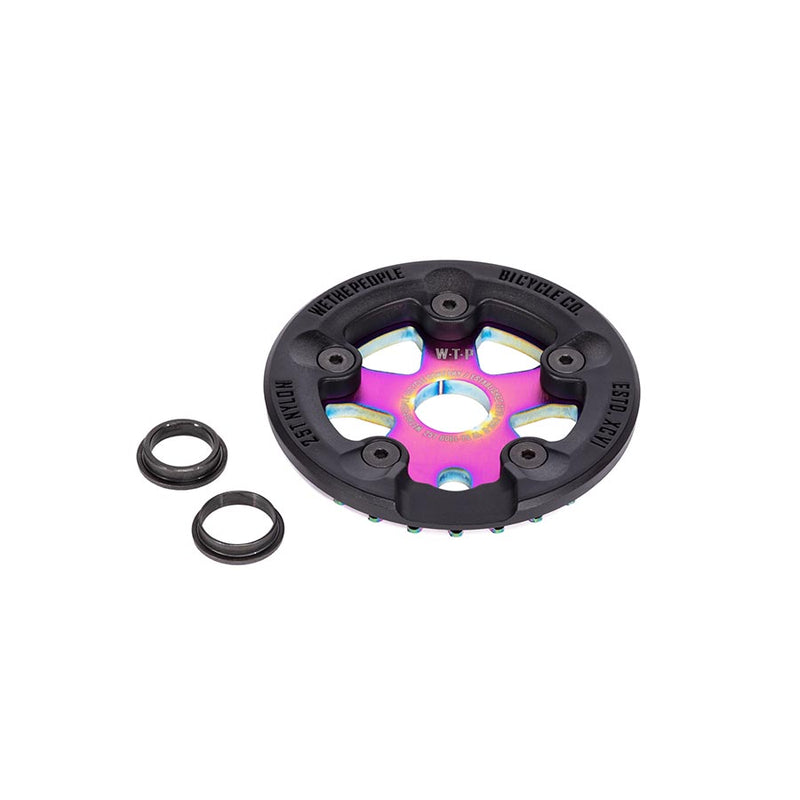 Load image into Gallery viewer, We The People Paragon Guard Combo, Chainring, Teeth: 25, 6061-T6 Aluminum, Multicolor, Set