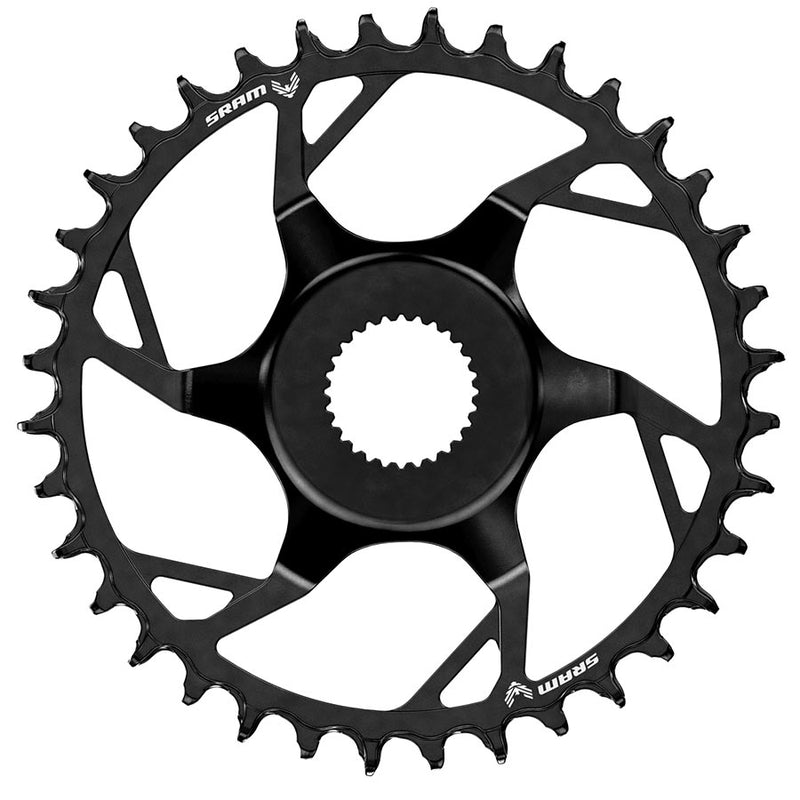 Load image into Gallery viewer, SRAM Bosch DU38 T-Type Chainring, Teeth: 36, Speed: 12, BCD: Direct Mount Bosch DU38, Steel, Black