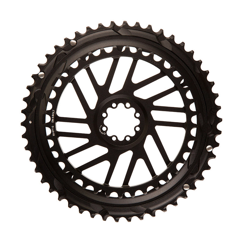 Load image into Gallery viewer, SRAM Force E1 2x Direct Mount, Chainring, Teeth: 50/37, Speed: 12, BCD: Direct Mount SRAM 8 Bolt, Black