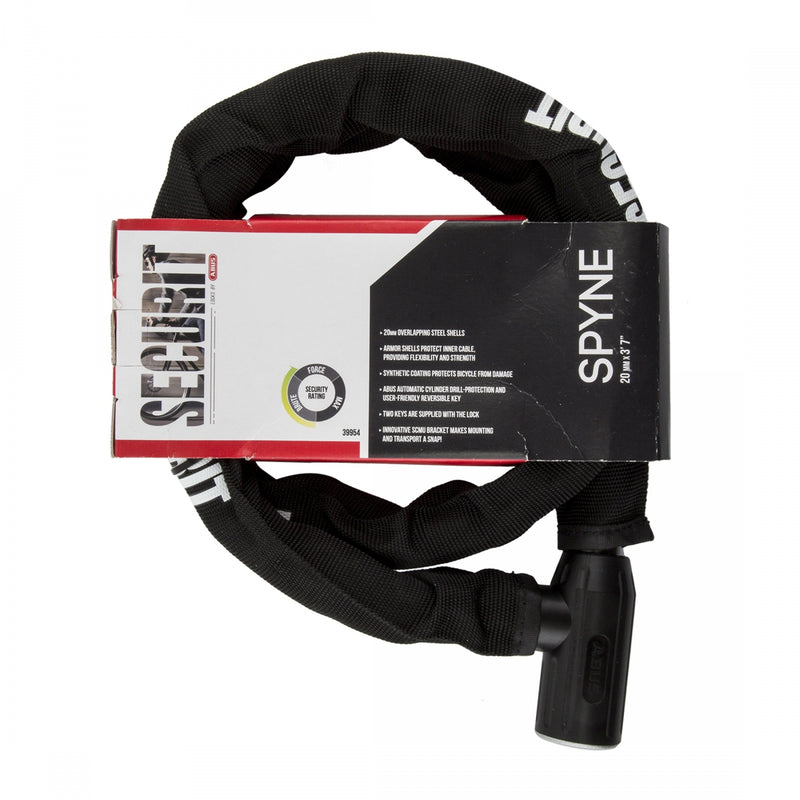 Load image into Gallery viewer, Securit Spyne Armor Key Lock 20mm 3in7in/110cm Synthetic Coating Includes 2 Keys
