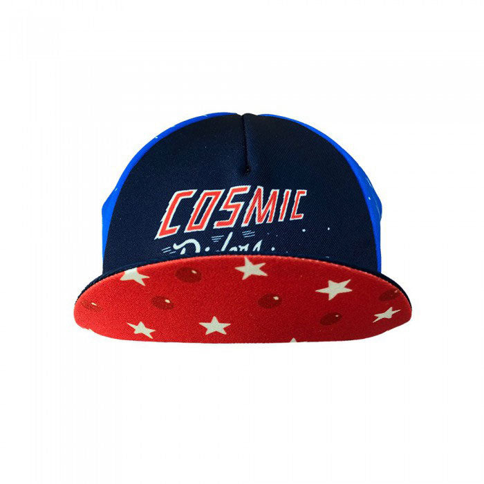 Load image into Gallery viewer, Cinelli Cycling Cap, Mora Art, Cosmic Riders, Blue NLS