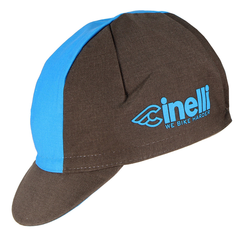 Load image into Gallery viewer, Cinelli Cycling Cap,We Bike Harder, Blue Line