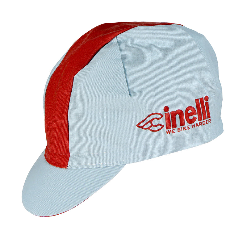 Load image into Gallery viewer, Cinelli Cycling Cap,We Bike Harder, Red Line