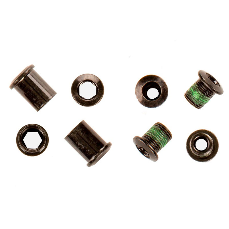 Load image into Gallery viewer, SRAM 4 Bolt Bashguard Chainring Bolts, Chainring Hardware, Black, Kit