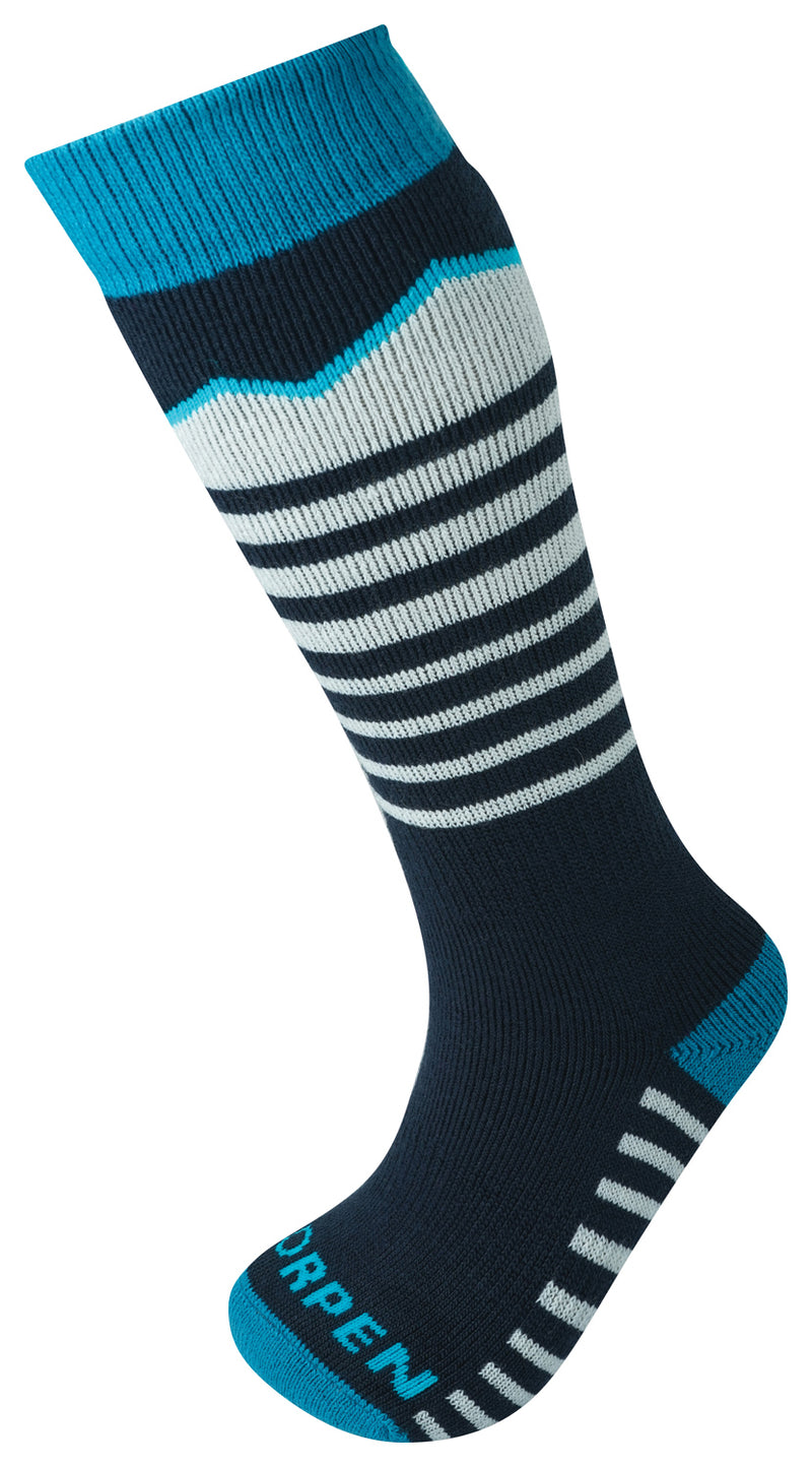 Load image into Gallery viewer, Lorpen T1 Merino Ski Eco Blue Women's XS 2-Pack Socks