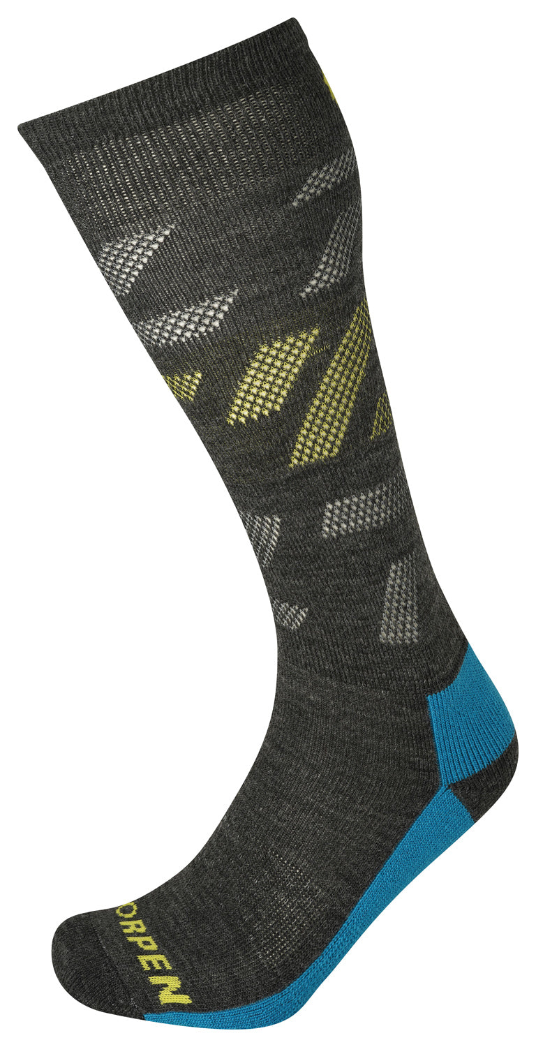 Load image into Gallery viewer, Lorpen T1 Ski Mid Eco Blue Men's Medium 2-Pack
