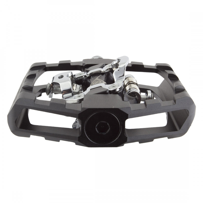 Load image into Gallery viewer, Origin8 Fiend! All-Mountan Double Clipless SPD 9/16" Chromoly Axle Black/Silver