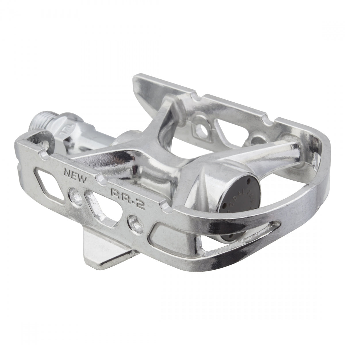 Pédales Vélo MKS AR-2 – Argent – 9/16 – Avec Clips Et Sangles – Vintage 80s