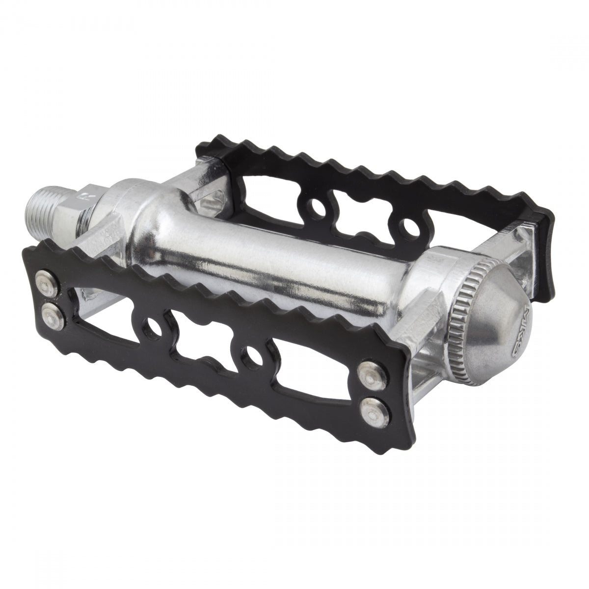 touring pedale MKS Sylvan Pedals (Black/Silver) 981 Cayman 3.4L Mountainbike-Bestandteile: Komponenten 1x1 | Farbkombination:blau - hellblau Their quill
