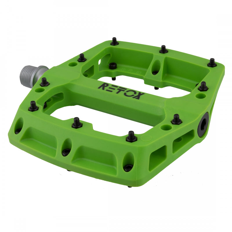 Load image into Gallery viewer, Origin8-Retox-Platform-Flat-Platform-Pedals-Composite-Chromoly-Steel-PEDL0749-Bicycle-Pedals