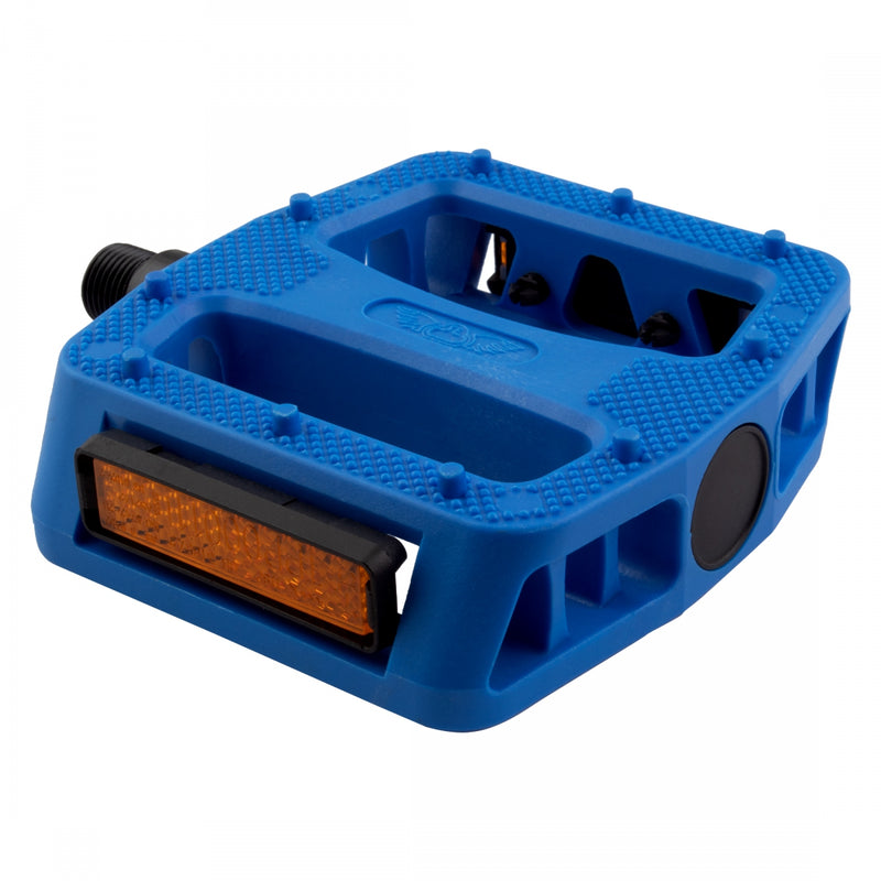 Load image into Gallery viewer, Se-Bikes-12-O-Clock-Flat-Platform-Pedals-Composite-Chromoly-Steel-PEDL0808-Bicycle-Pedals