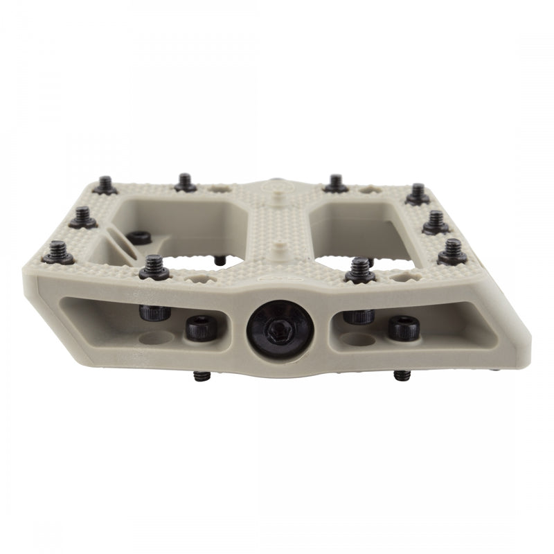 Load image into Gallery viewer, Alienation Foot Fetish Pedal 9/16" Concave Composite Platform Removable Pins Tan