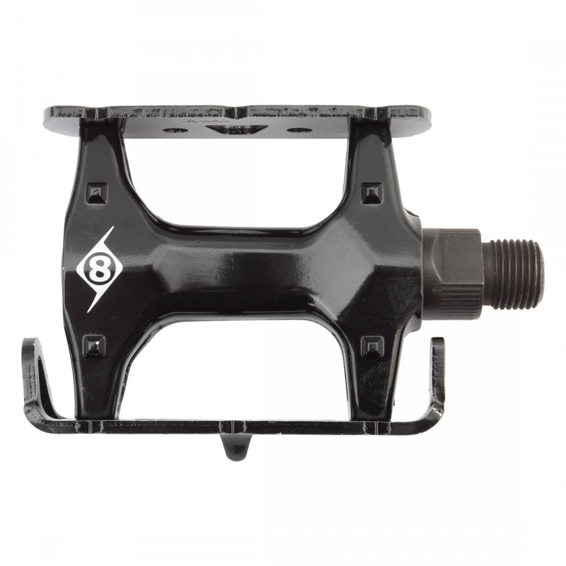 Load image into Gallery viewer, Origin8 Pro Lite Track Platform Pedals 9/16" Chromoly Axle Alloy Body PC-Black