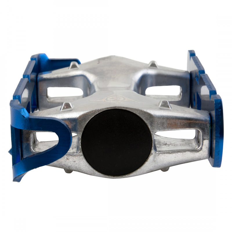 Load image into Gallery viewer, Origin8 Pro Lite Track Platform Pedals 9/16" Chromoly Axle Alloy Body Ano-Blue