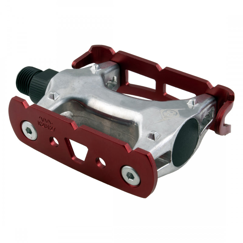 Load image into Gallery viewer, Origin8-Pro-Lite-Track-Flat-Platform-Pedals-Aluminum-Chromoly-Steel-PEDL0880-Bicycle-Pedals