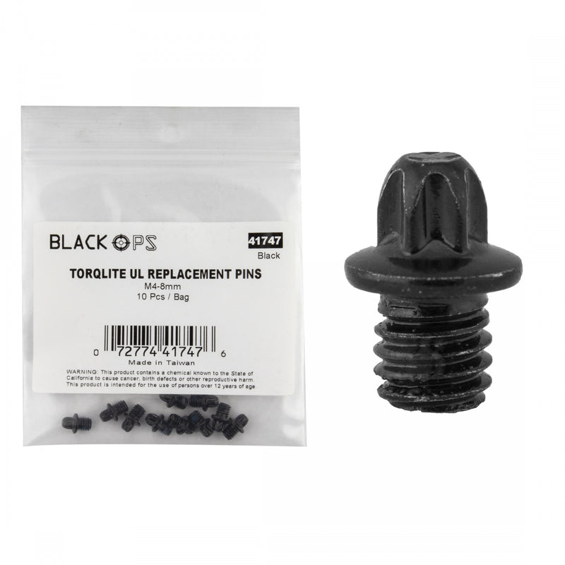 Load image into Gallery viewer, Black Ops TorqLite UL M4-8 Rep Pins Black