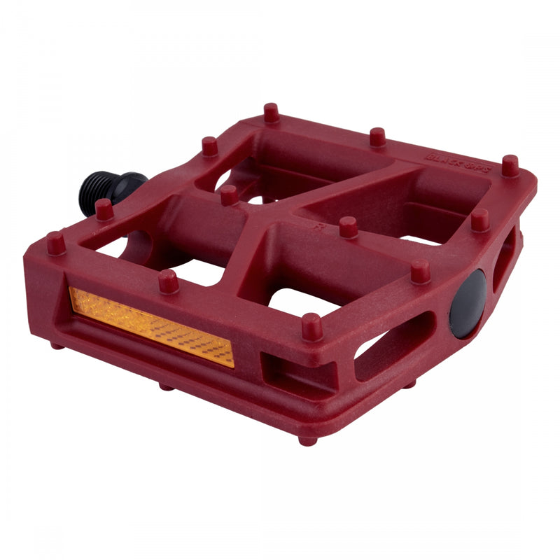 Load image into Gallery viewer, Black-Ops-T-Bar-Pedals-Flat-Platform-Pedals-Composite-Chromoly-Steel-PEDL0917-Bicycle-Pedals
