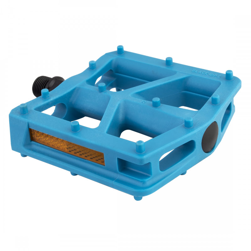 Load image into Gallery viewer, Black-Ops-T-Bar-Pedals-Flat-Platform-Pedals-Composite-Chromoly-Steel-PEDL0918-Bicycle-Pedals