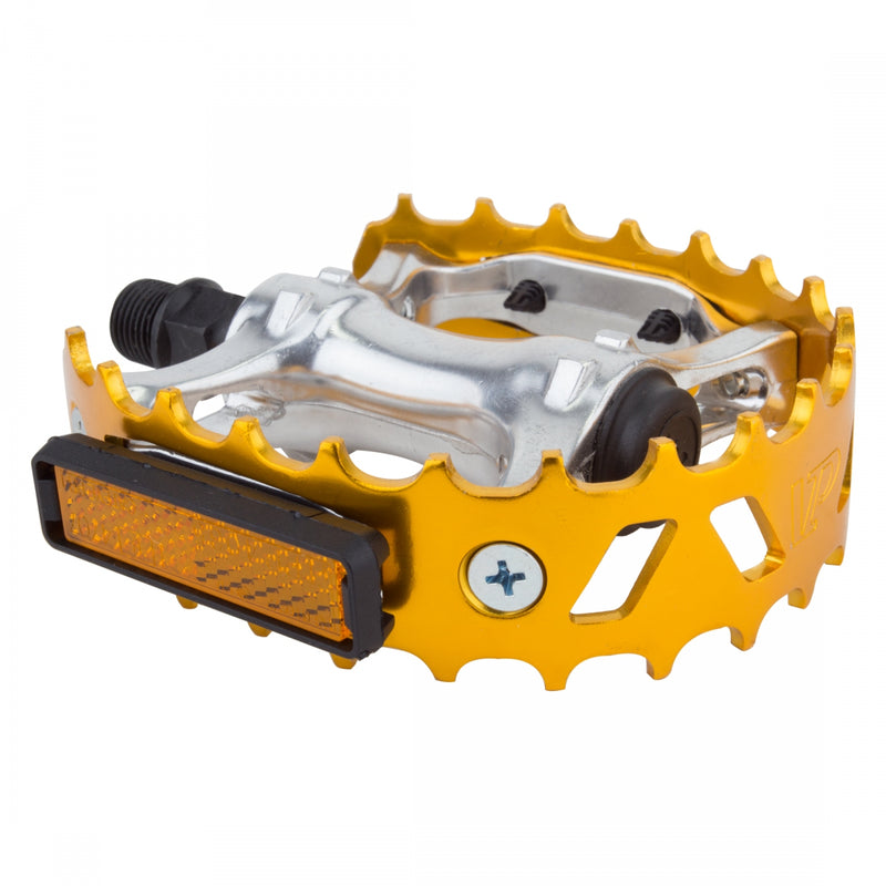 Load image into Gallery viewer, Black-Ops-747-Bear-Trap-Pedals-Flat-Platform-Pedals-Aluminum-Chromoly-Steel-PEDL0937-Bicycle-Pedals