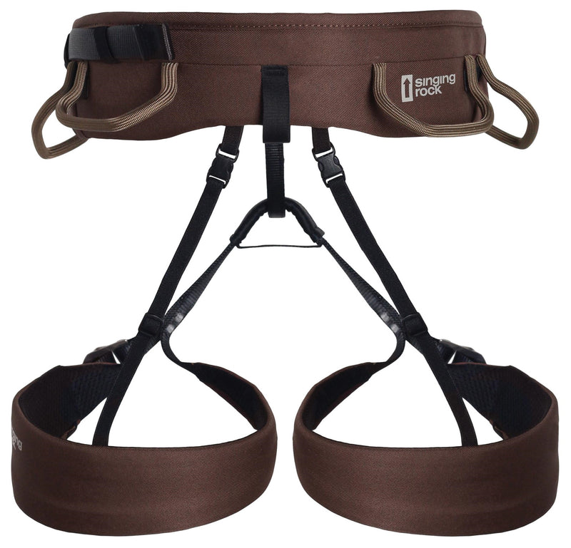 Load image into Gallery viewer, Singing Rock Garnet XXL Climbing Harness - Brown
