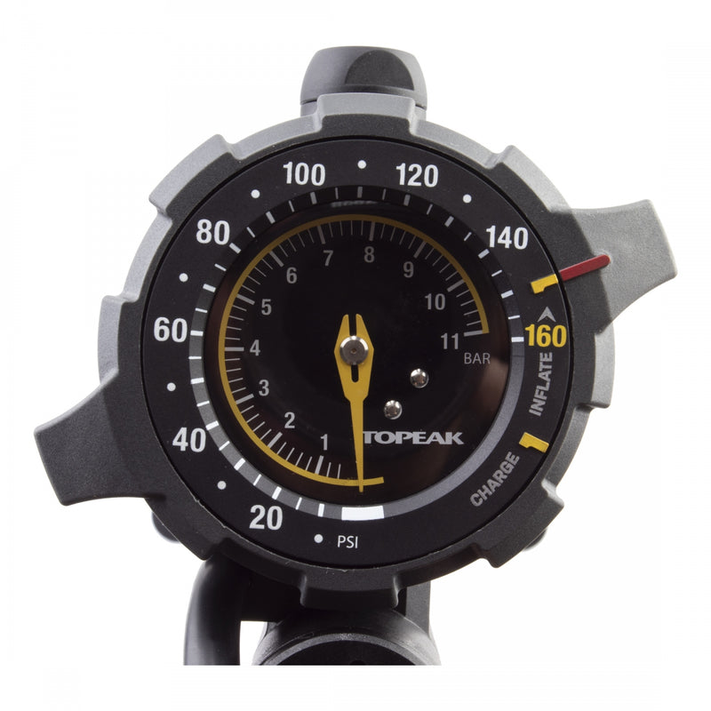 Load image into Gallery viewer, Topeak JoeBlow Booster Floor Pump - 160psi / 11bar, SmartHead DX3, Black/Gray