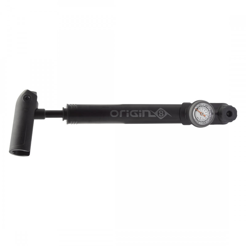 Load image into Gallery viewer, Origin8 Airaid MTB Mini Pump PV/SV 100psi Black
