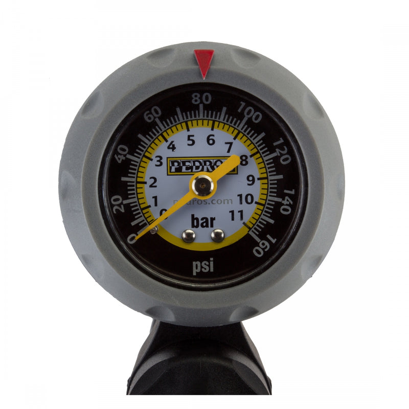 Load image into Gallery viewer, Pedro's Floor Pump Prestige Mechanic, Orange Bicycle Air Pump 160PSI Max