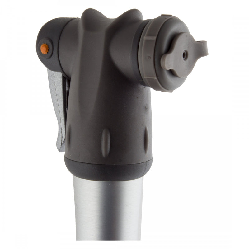 Load image into Gallery viewer, Topeak Master Blaster Pocket Rocket Frame Mini Pump Silver Black Lightweight