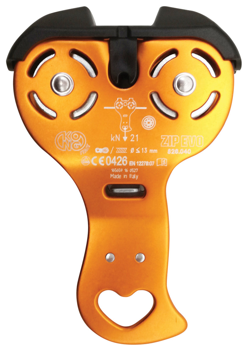 Load image into Gallery viewer, Kong Kong Zip Pulley: Heavy-Duty Ball Bearing Rigging Trolley for Smooth Ziplining Experience
