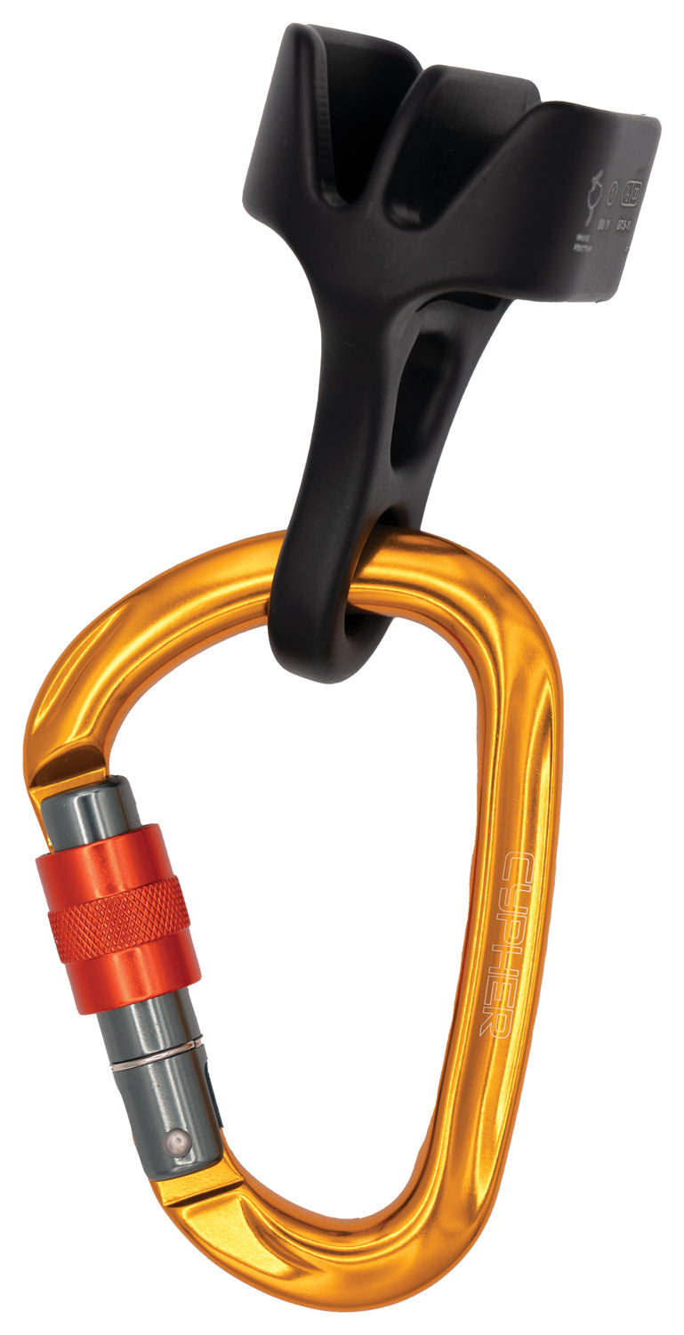 Load image into Gallery viewer, Cypher Xf Forge Belay Black Ki Bom - Premium Climbing Gear for Safety and Performance