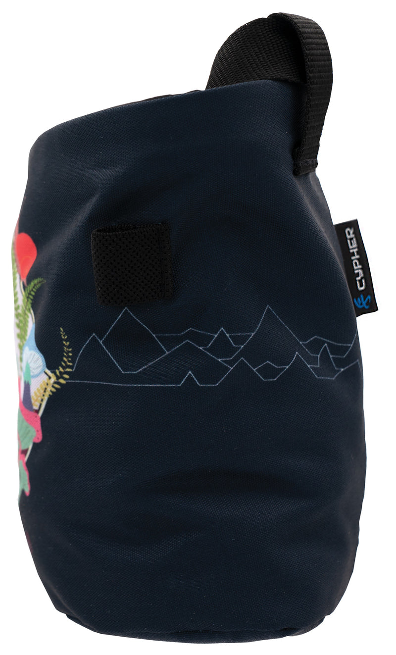 Load image into Gallery viewer, Premium Cypher Cypher Chalk Bag - High Fungai for Climbing Enthusiasts