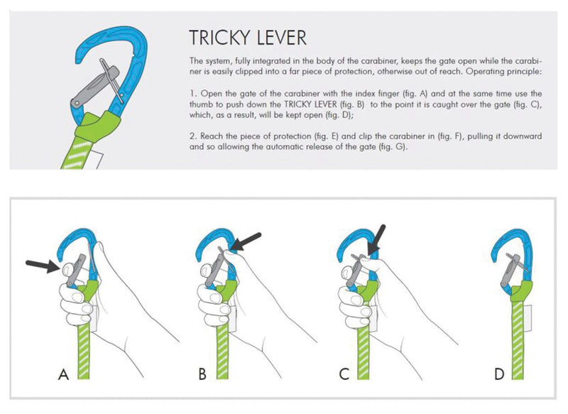 Load image into Gallery viewer, Climbing Technology Tricky Connector 35cm CE Certified Climbing Carabiner