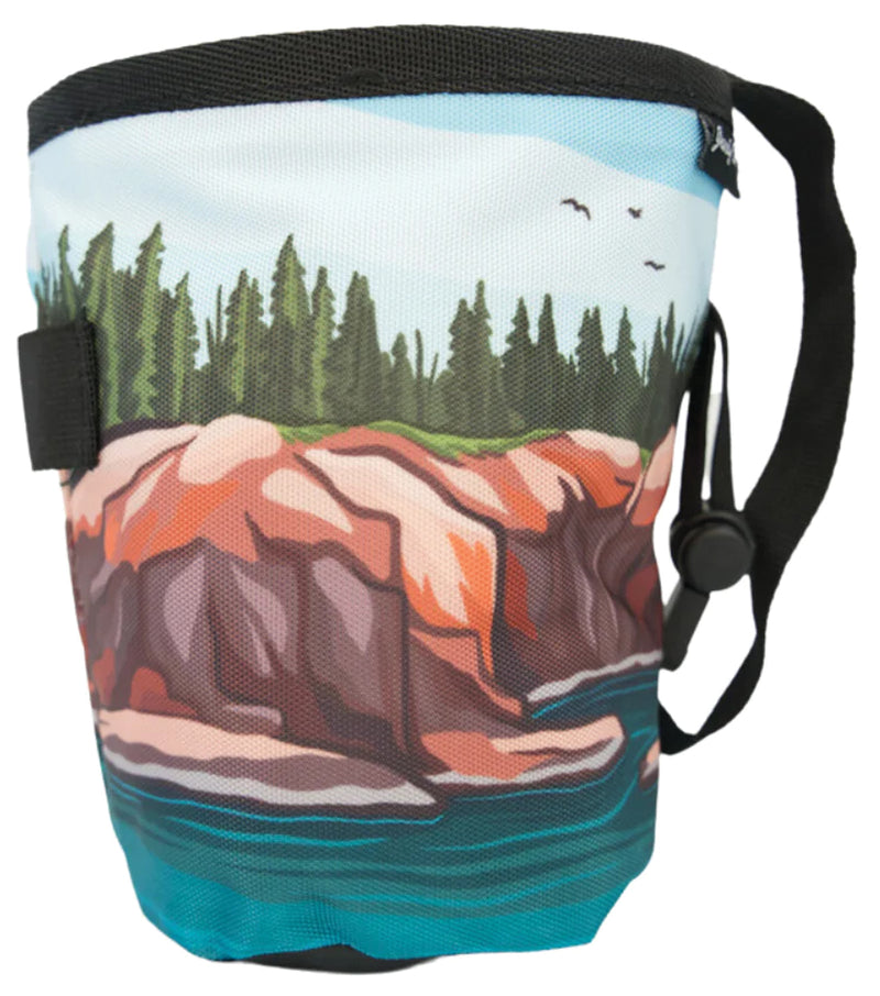 Load image into Gallery viewer, Gnarly Dood Acadia Chalk Bag: Keep Your Grip Strong!