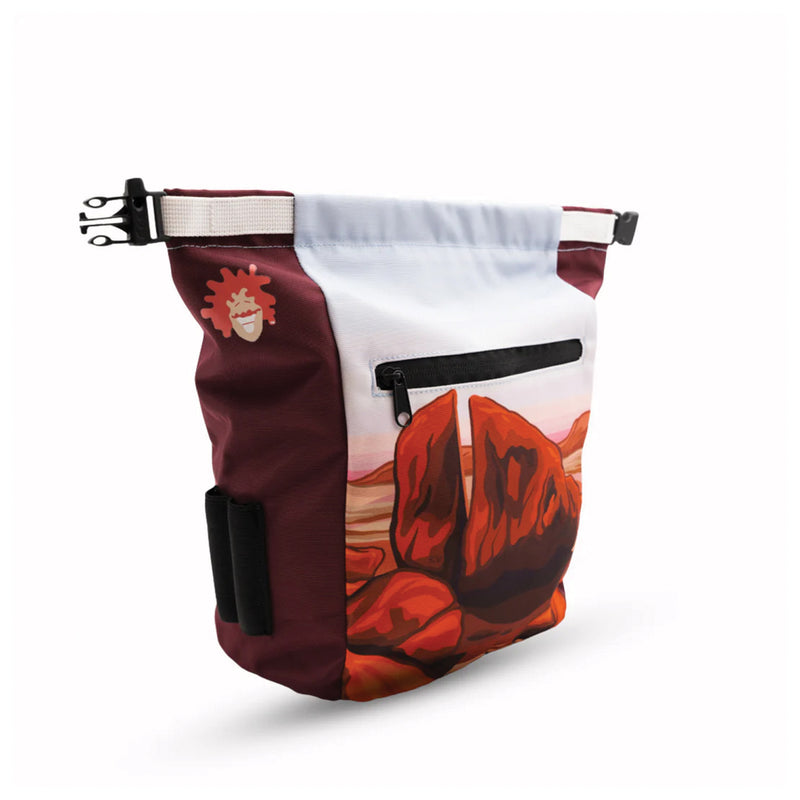 Load image into Gallery viewer, Gnarly Dood Red Rock Chalk Bucket: Keep Your Grip Strong!