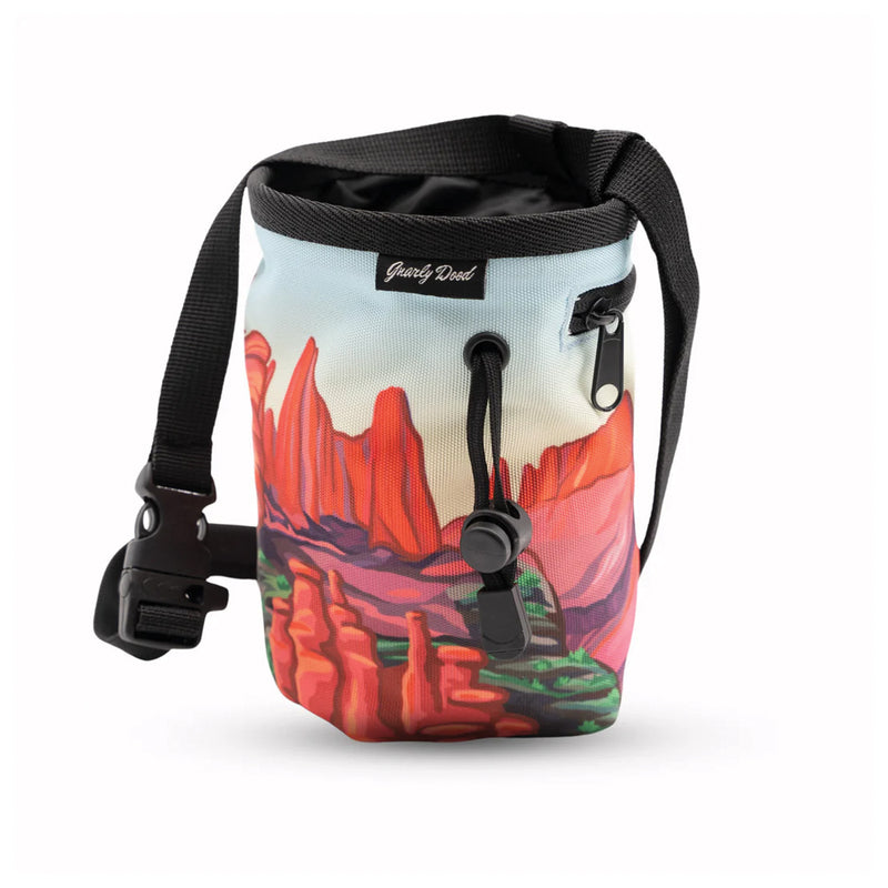 Load image into Gallery viewer, Gnarly Dood Moab Chalk Bag: Conquer Climbing Challenges in Style!