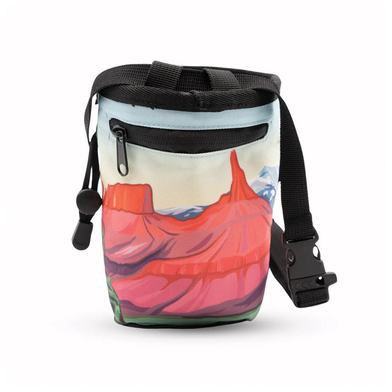Load image into Gallery viewer, Gnarly Dood Moab Chalk Bag: Conquer Climbing Challenges in Style!
