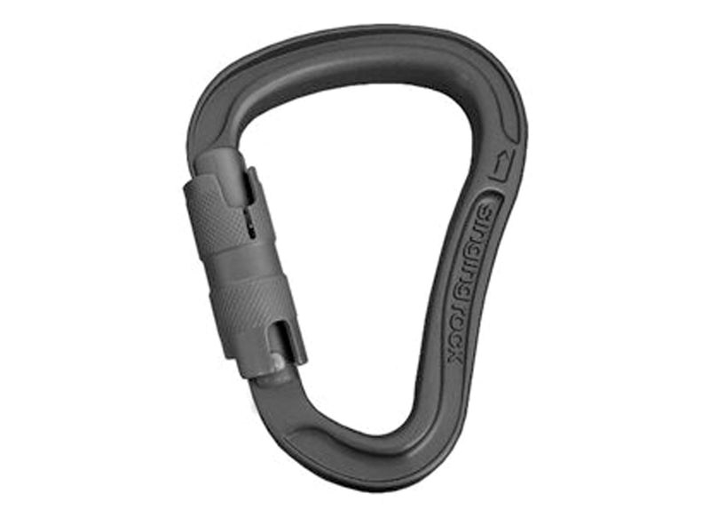 Load image into Gallery viewer, Singing Rock Bora HMS TL Anodized Black - Premium Climbing Carabiner for Safety and Security