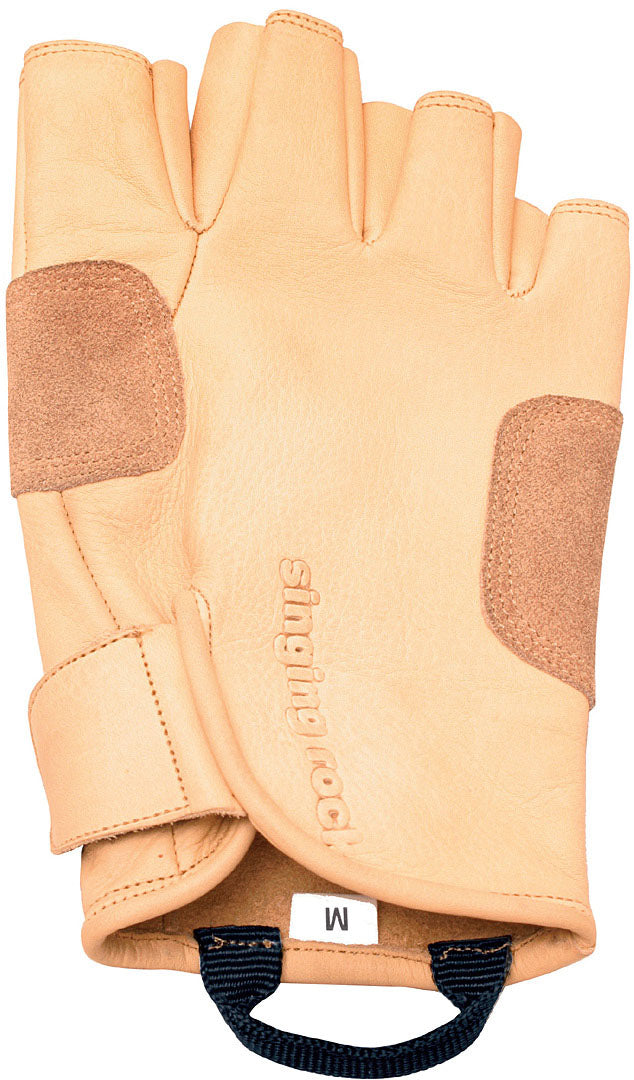 Load image into Gallery viewer, Singing Rock Grippy Leather Gloves - 3/4 Leather Glove for Rigging (Size 8)