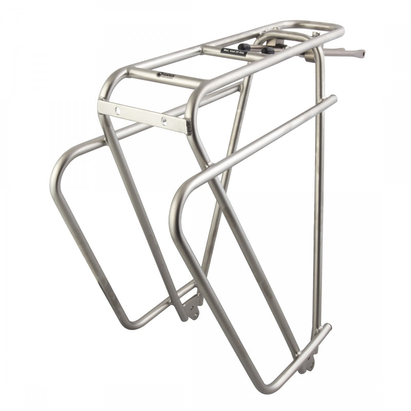 Load image into Gallery viewer, Tubus Logo Rack Rear Eyelet 26in thru 29in Silver